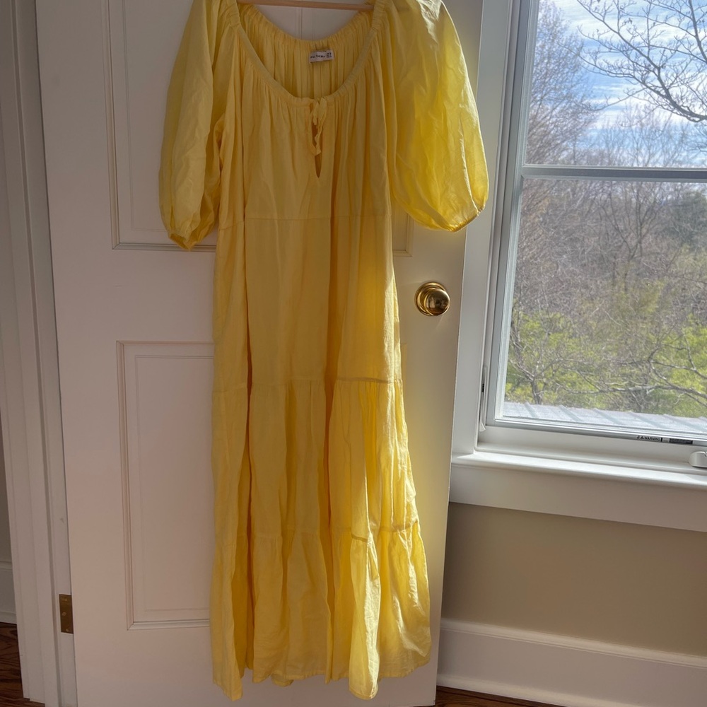 Faithfull the Brand Yellow Maxi Dress